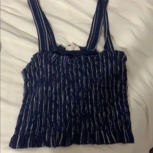 L.A. hearts striped top